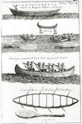 Kano van de Iroquois, uit 